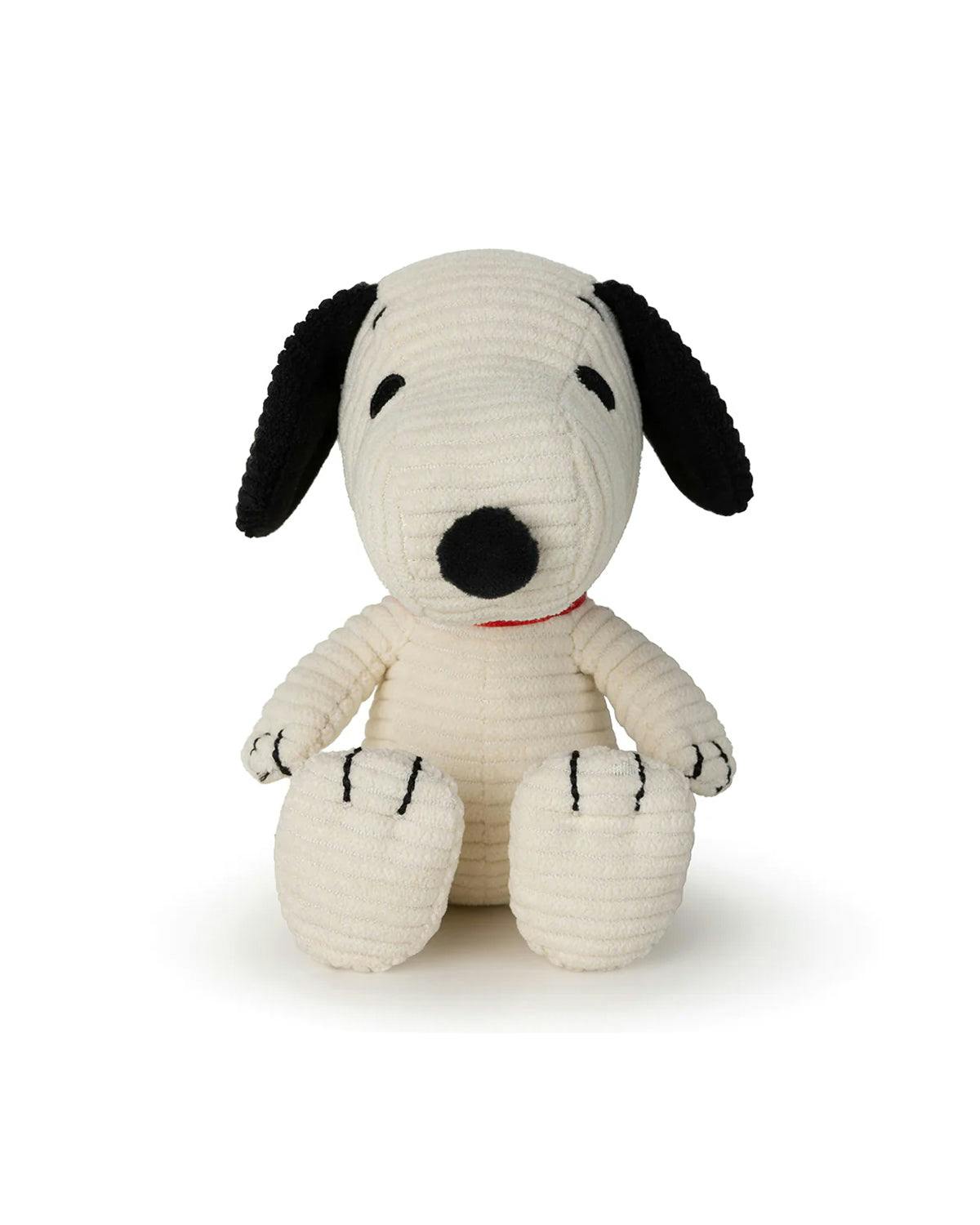 PEANUTS SNOOPY Sitting Corduroy Cream in Giftbox 11