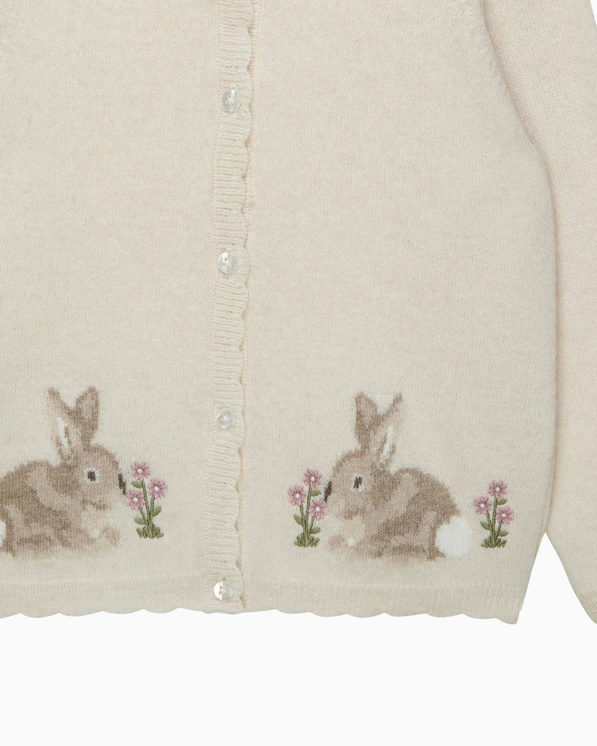 Bunny Cardigan in Winter White