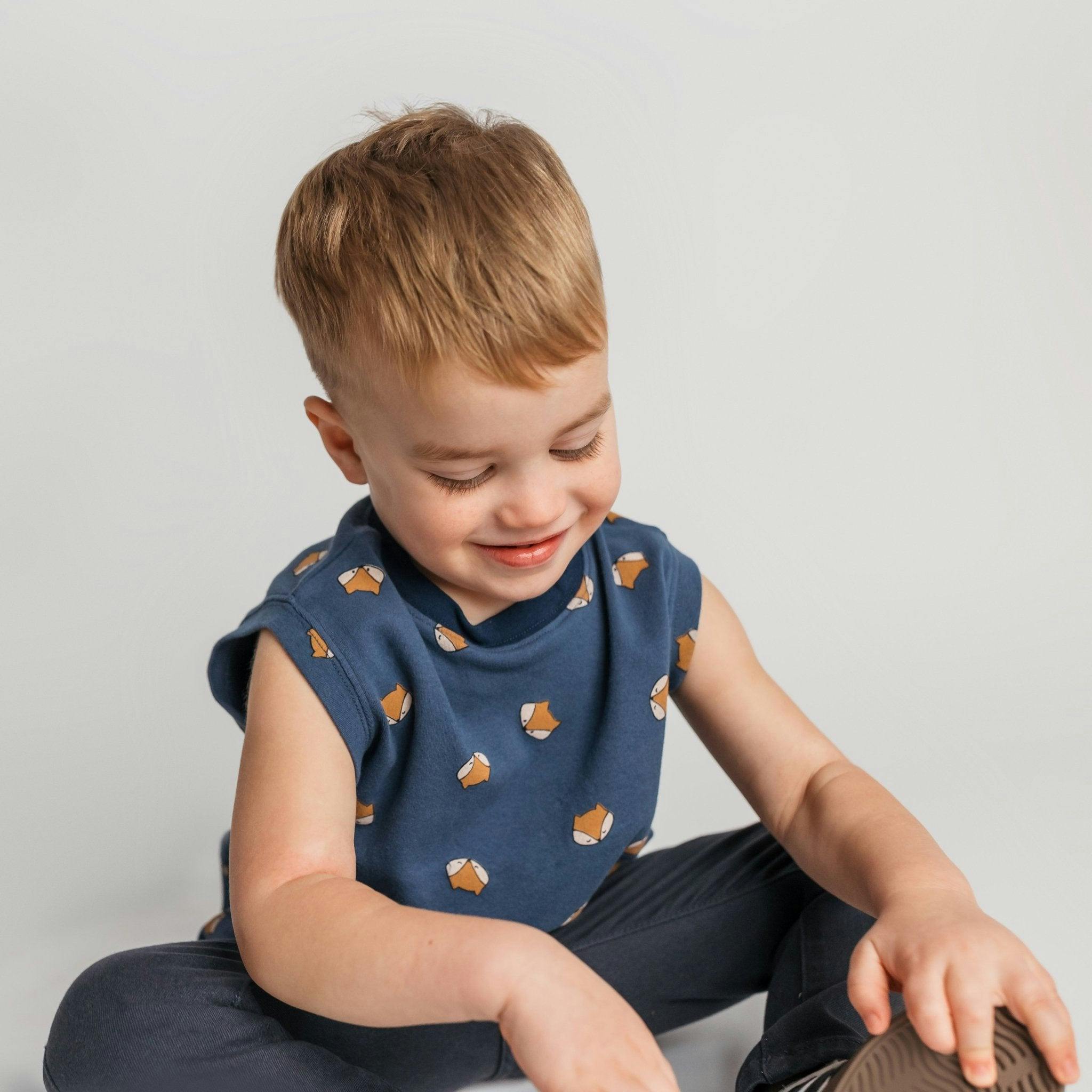 fox tee sleeveless