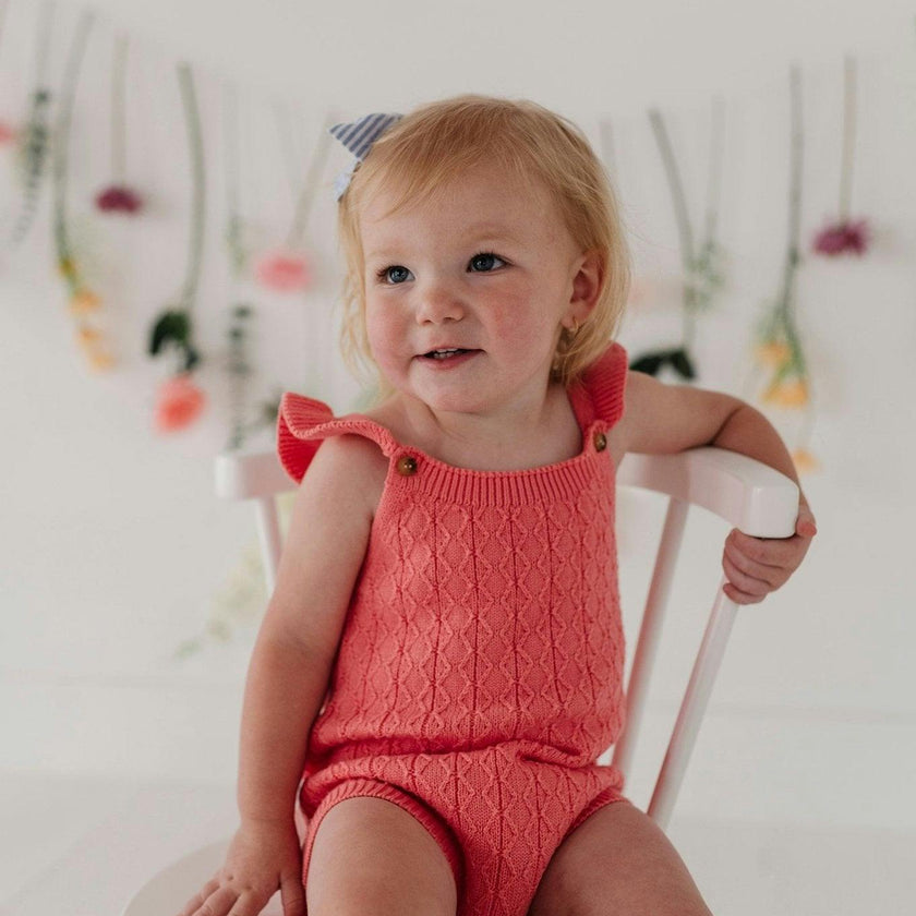 Baby Girl Knit Sweater Bodysuit