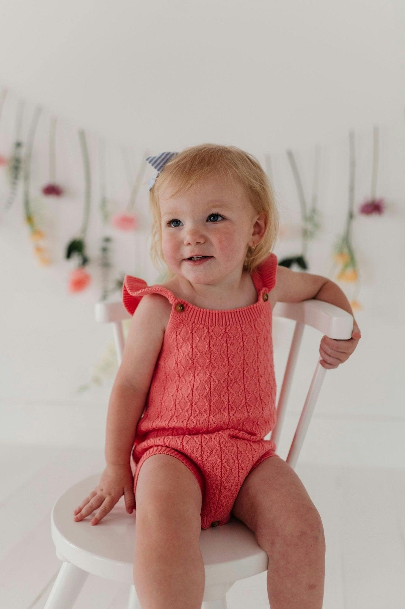 Baby Girl Knit Sweater Bodysuit