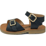 Sonny Synthetic Vegan Leather Sandal, Navy