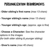 Me and My Sibling: Besties Forever! (Personalized Book about Siblings)