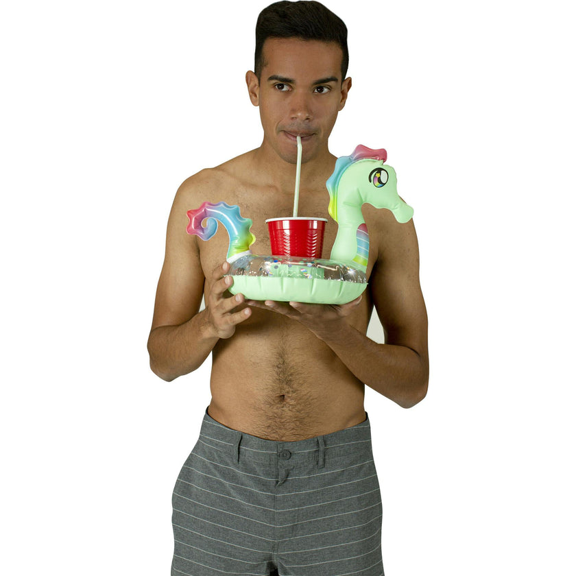 Glitter Party Animal Pack 48" Tube with Matching Drink Float