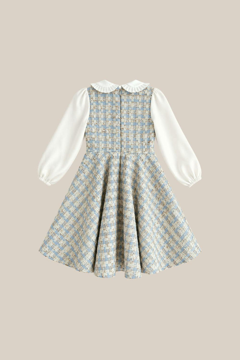 Mini Saoirse Dress in Glacier Tweed