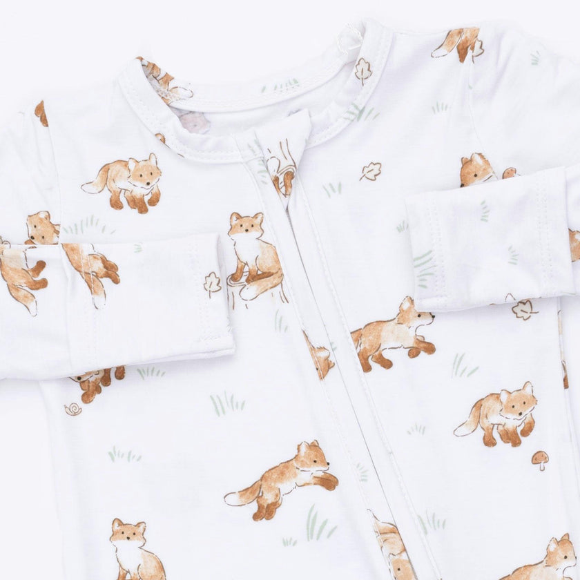 Little Explorer Fox - 2 Way Zipper Footie