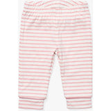 Andy Baby Legging, Dusty Rose Mini Stripe