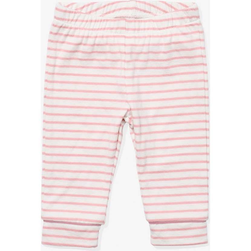 Andy Baby Legging, Dusty Rose Mini Stripe