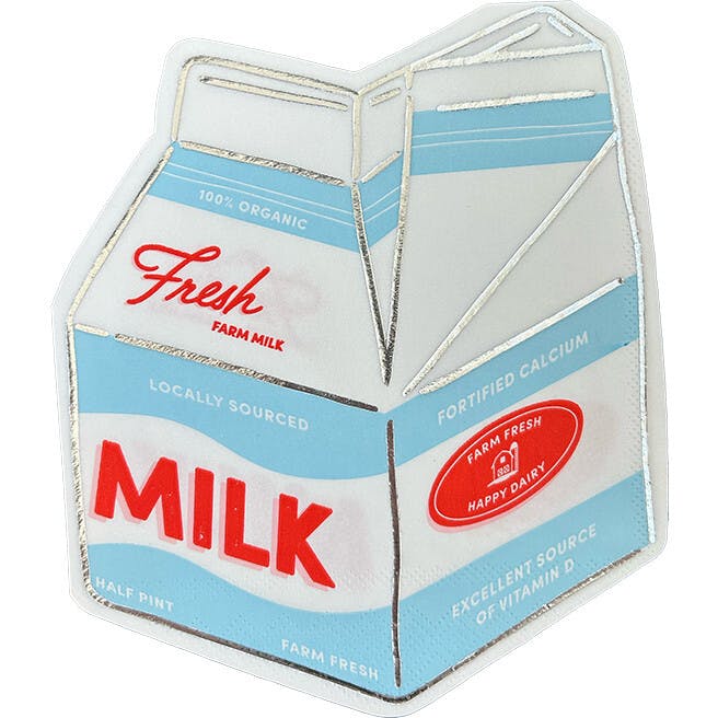 Smarty Pants Milk Carton Large Napkins