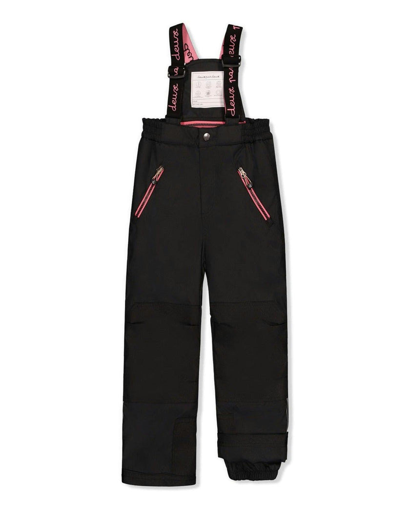 Two Piece Play Snowsuit Black Zebra Print With Black Pants