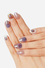 CLAUDE MONET WATER LILIES - SHORT OVAL PRESS-ON NAILS