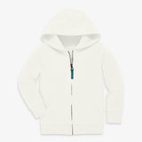 Kids zip hoodie in seasonal colors