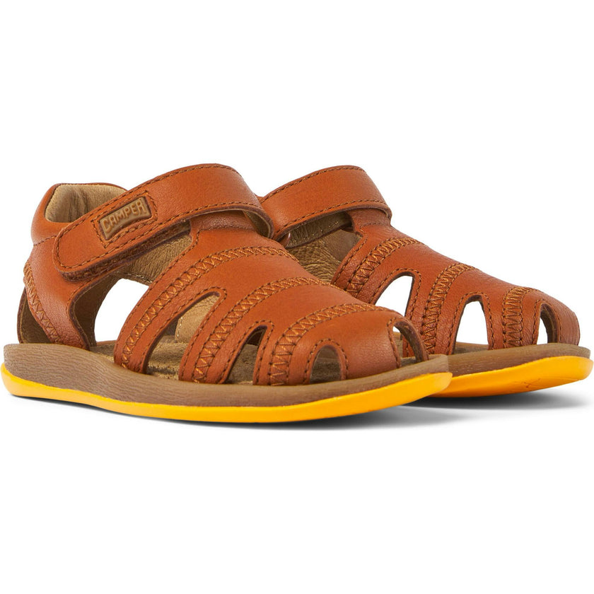 First Walkers Bicho Sandals Hook&Loop, Medium Brown