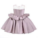 Pink Oriana Peplum Sculpted Rose Dress