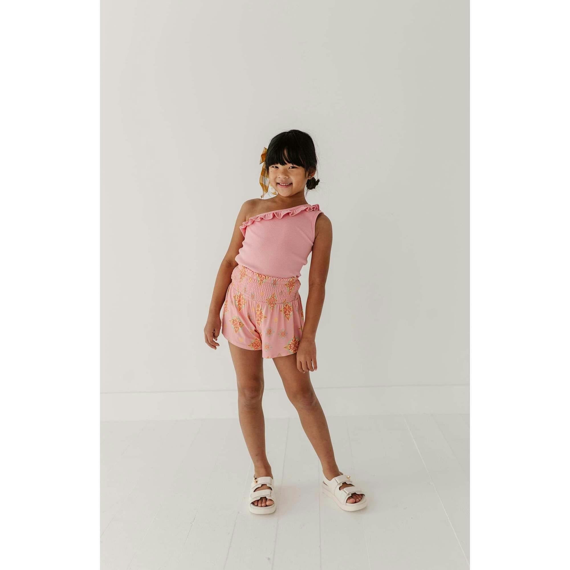 One-Shoulder Ribbed Tank