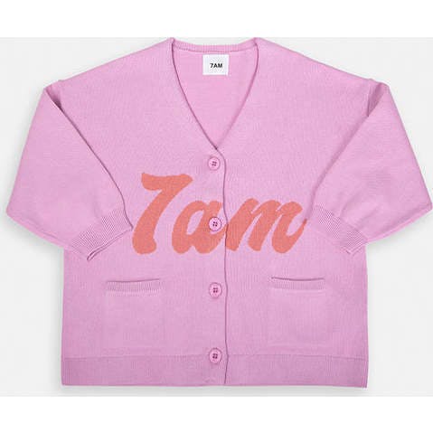 Baby Girls My Boxy Cotton V-Neck Cardigan