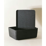 The Sculpted Bin - Large with Lid