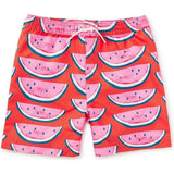 Mid-Length Swim Trunks, Red