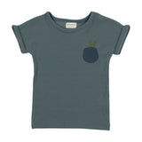 Boys Ribbed Berry Short Sleeve Shirt