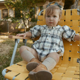 Organic Smocked Bubble Romper