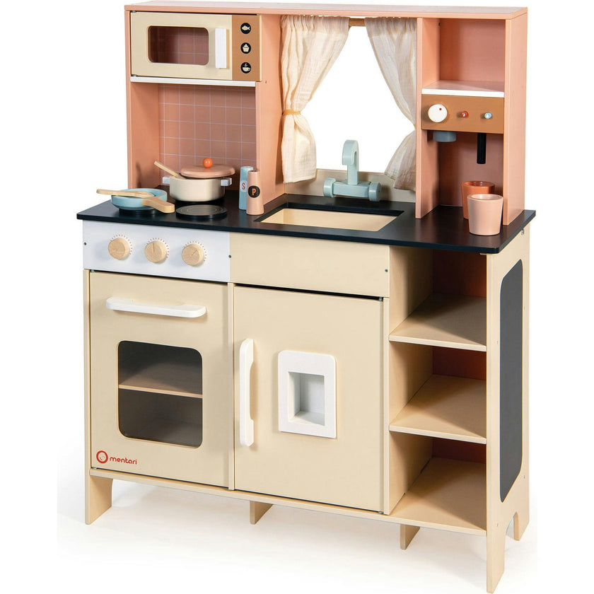 Cream Play Kitchen