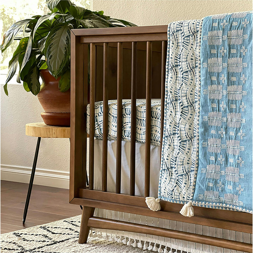 Crib Sheet (Indigo)