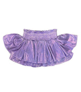 2-Tired Mini Metallic Skirt