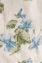 Cornflower Lane Timeless Floral Ruffle Zipper Pouch