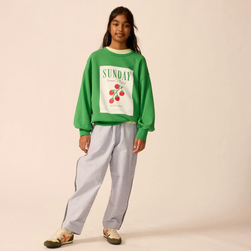 Organic Weekend Sweatshirt in Cucumber