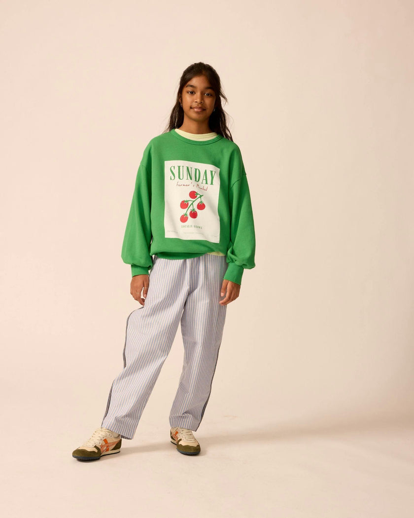 Organic Weekend Sweatshirt in Cucumber