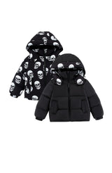 Charlie Heavy Weight Down Puffer Coat, Skulls