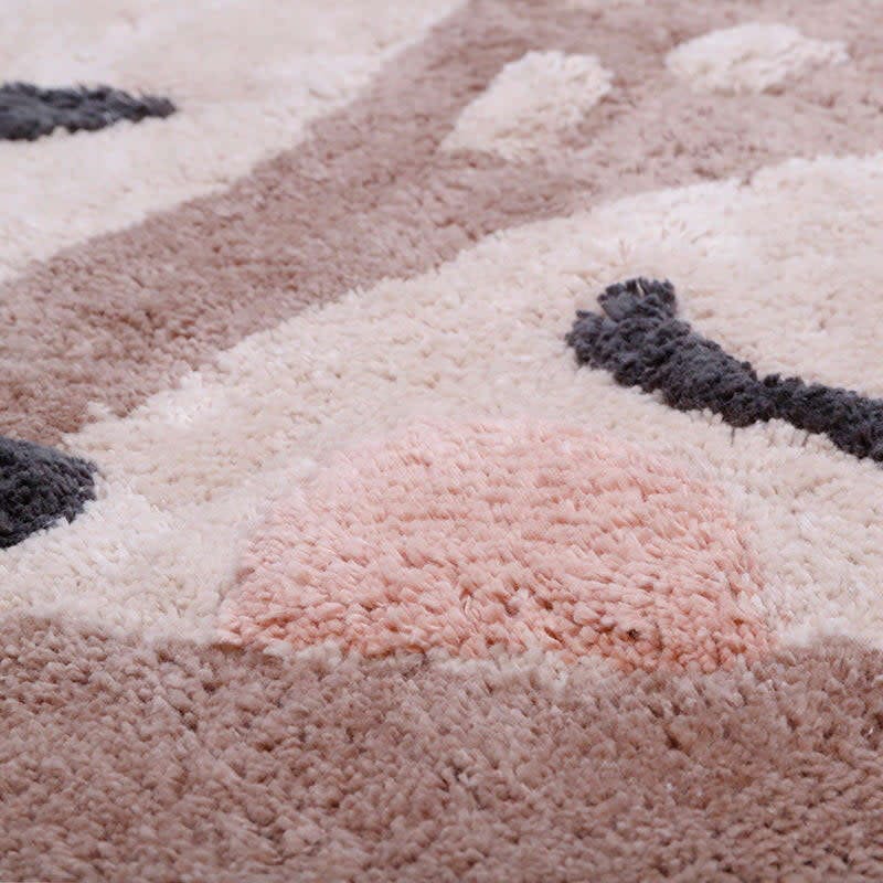 Non-Slip Back Hand-Tufted Rug