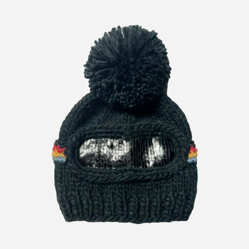 Ski Goggles Beanie - Black