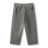 Grey Corduroy Pocket Pants