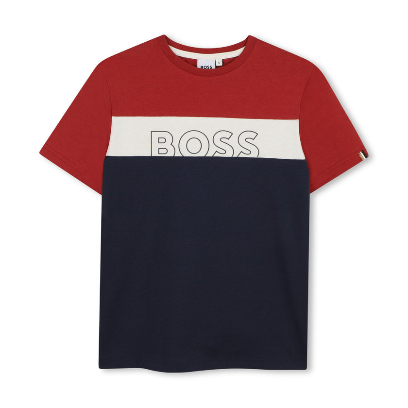 Colorblock Logo T‑Shirt
