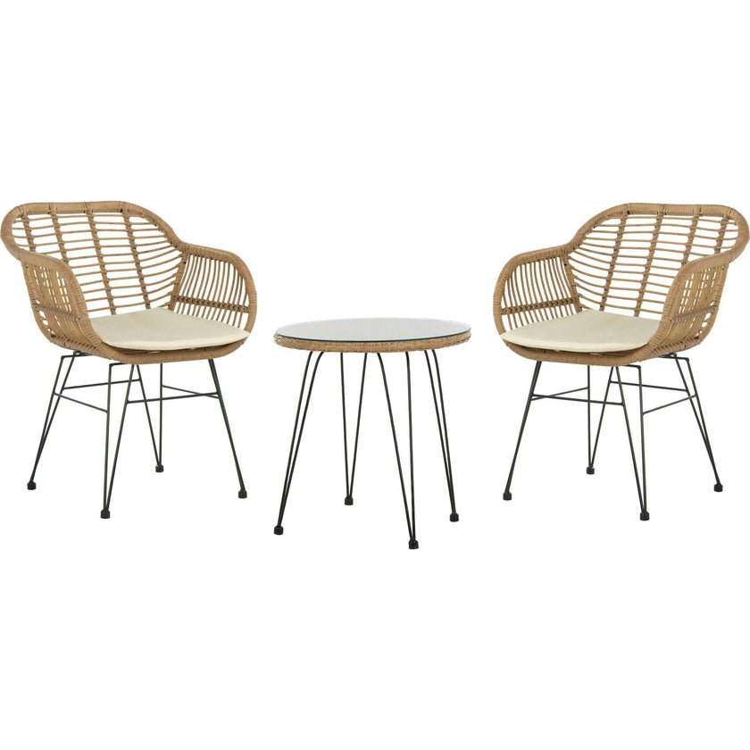 Alton 3-Piece Rattan Outdoor Lounge Set