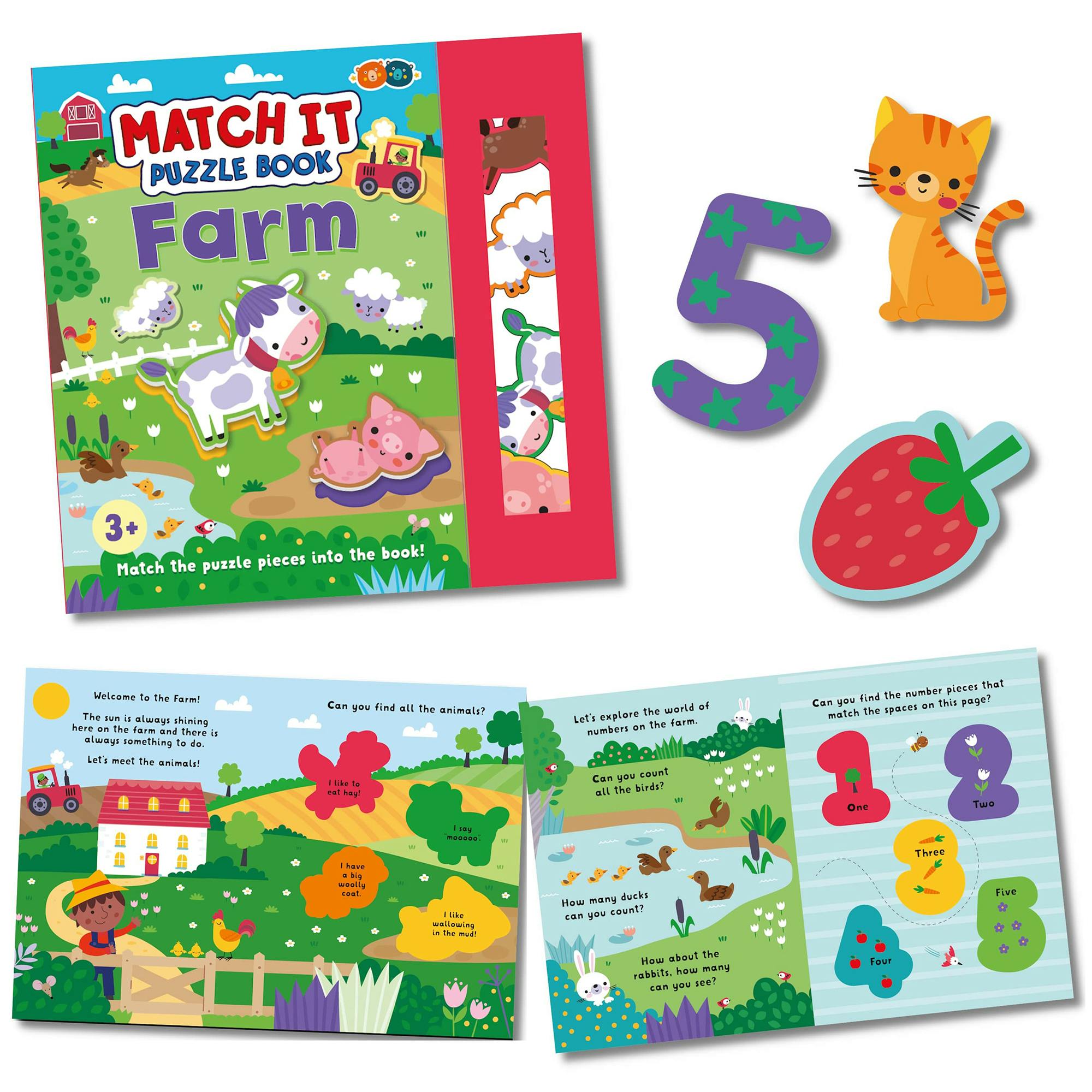 Match It Puzzle Book: Farm