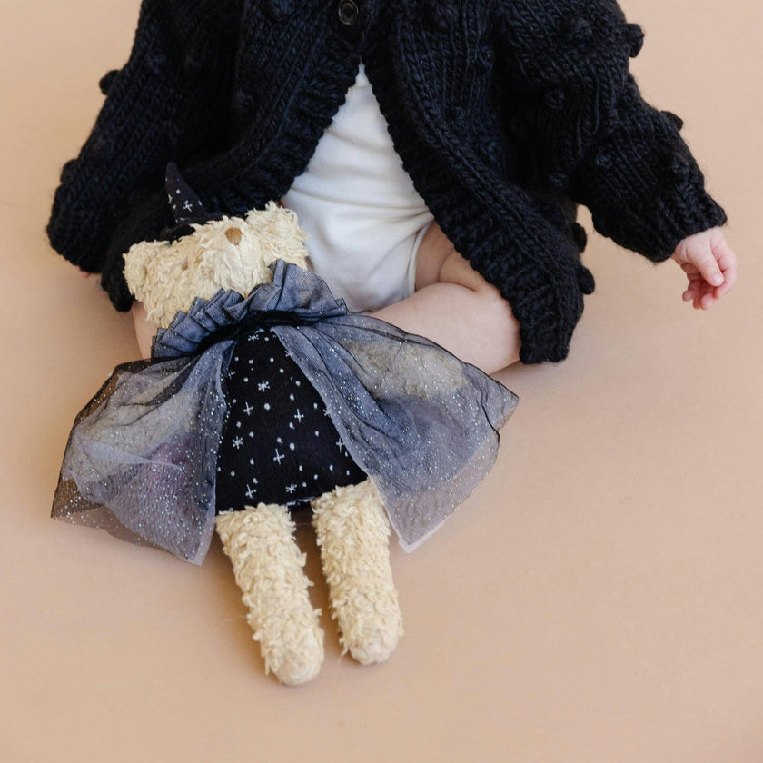 Popcorn Cardigan, Black