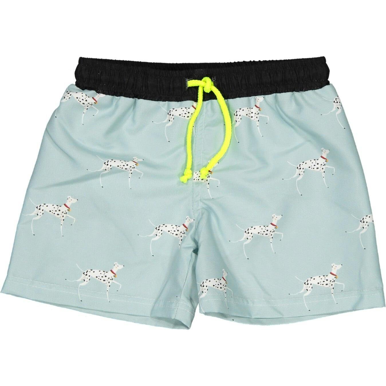 Posh Dalmatian Classic Swim Shorts, Black