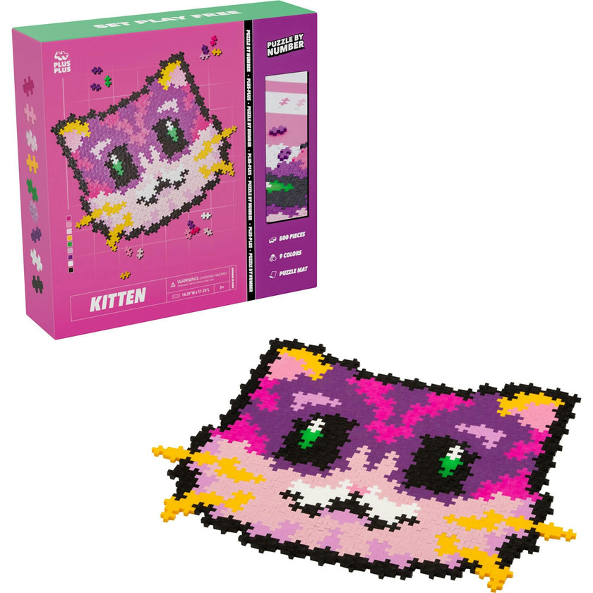 Plus-Plus: Puzzle by Number - - 500 Piece