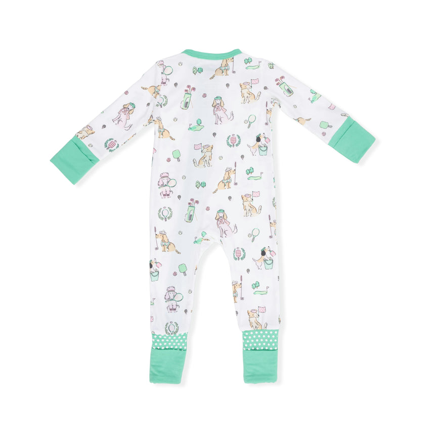 Country Club Dogs Pink - Convertible Romper