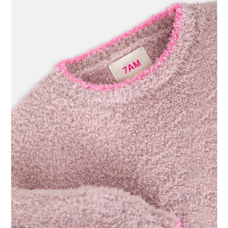 Boxy Piped Sweater