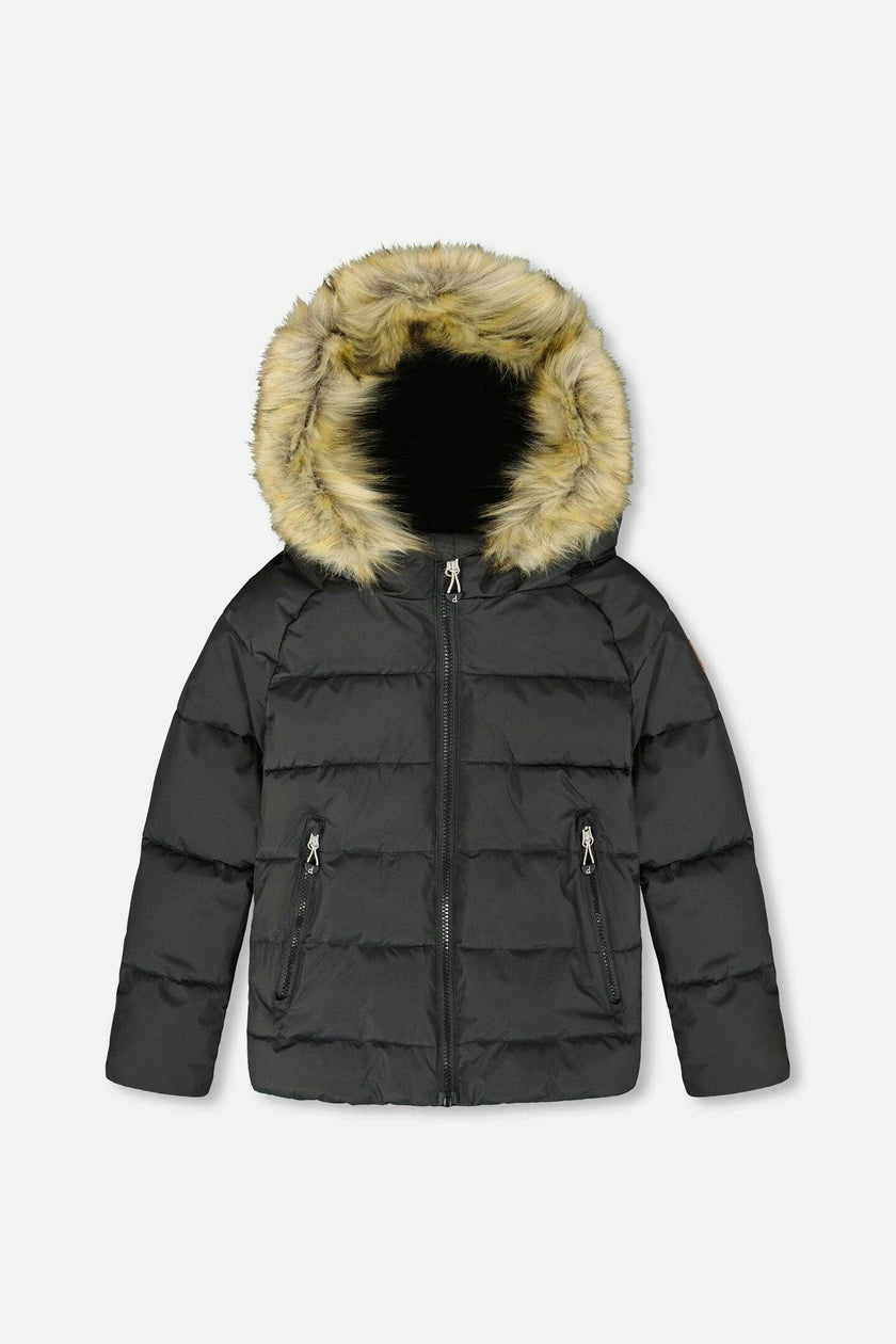Puffy Winter Jacket Black