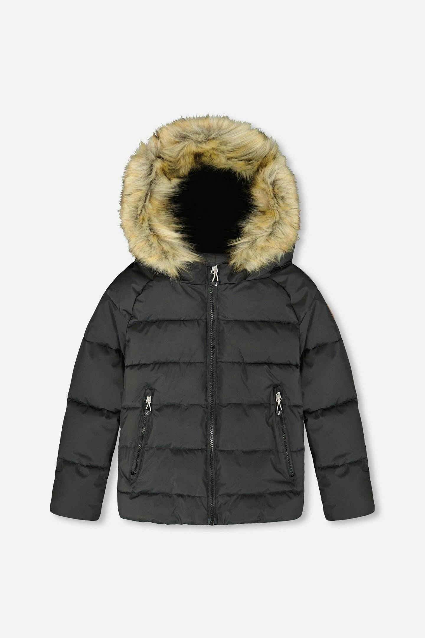 Puffy Winter Jacket Black