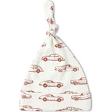 Organic Swaddle Blanket & Hat Set - Cars