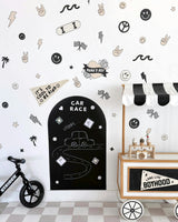 Peel & Stick Fabric Wall Stickers