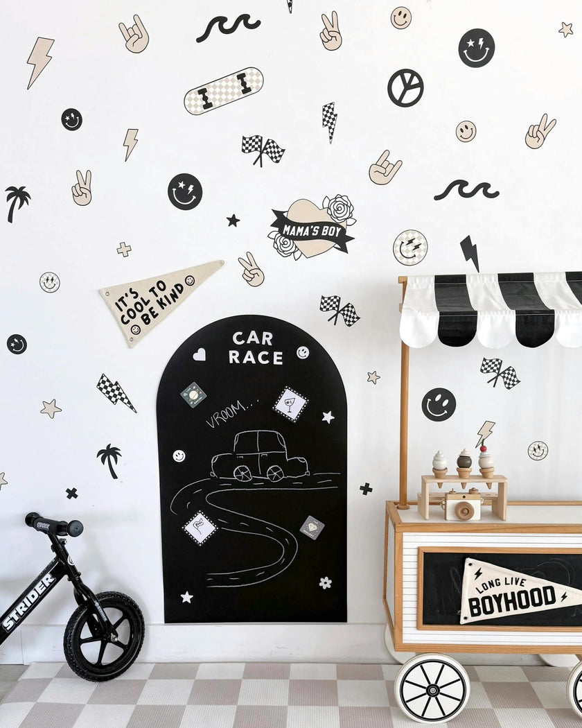 Peel & Stick Fabric Wall Stickers