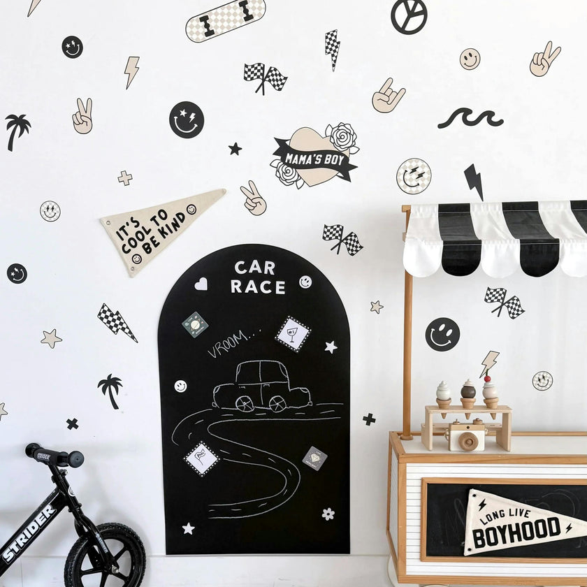 Peel & Stick Fabric Wall Stickers