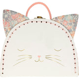 Floral Kitty Mini Suitcase Doll