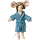 Bathrobe - Dusty Blue, Dad/Mum Mouse